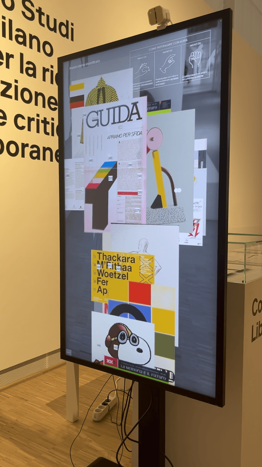 Aura installation view