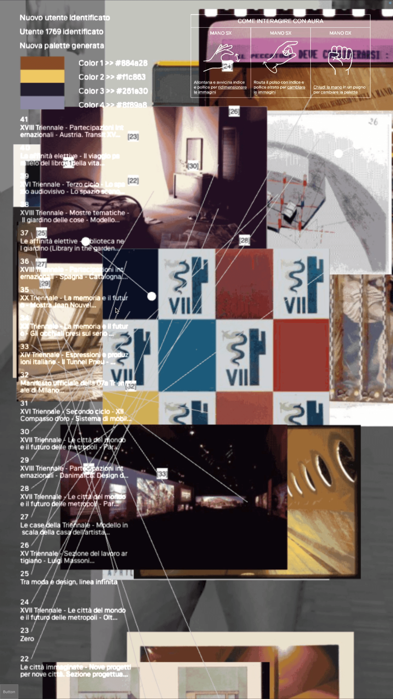 Aura installation view